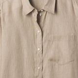 BEIGE LINEN SHIRT