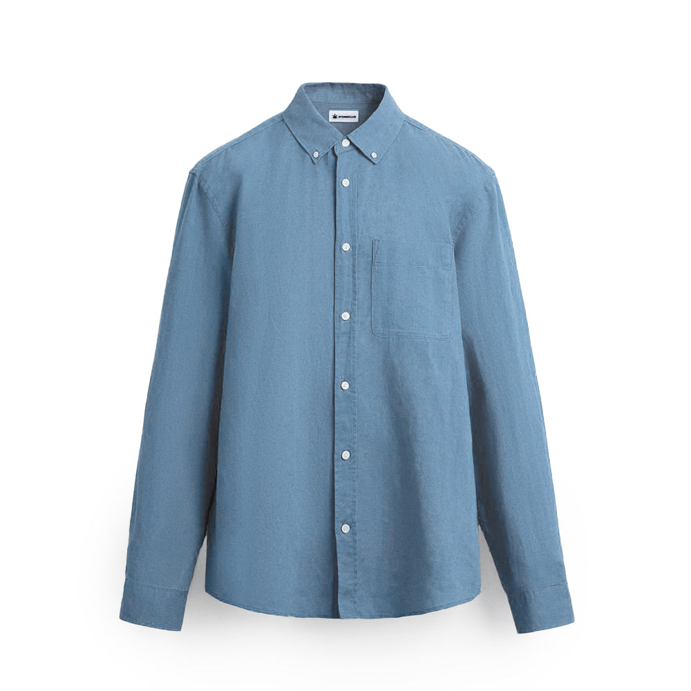 LINEN SHIRT SKY BLUE
