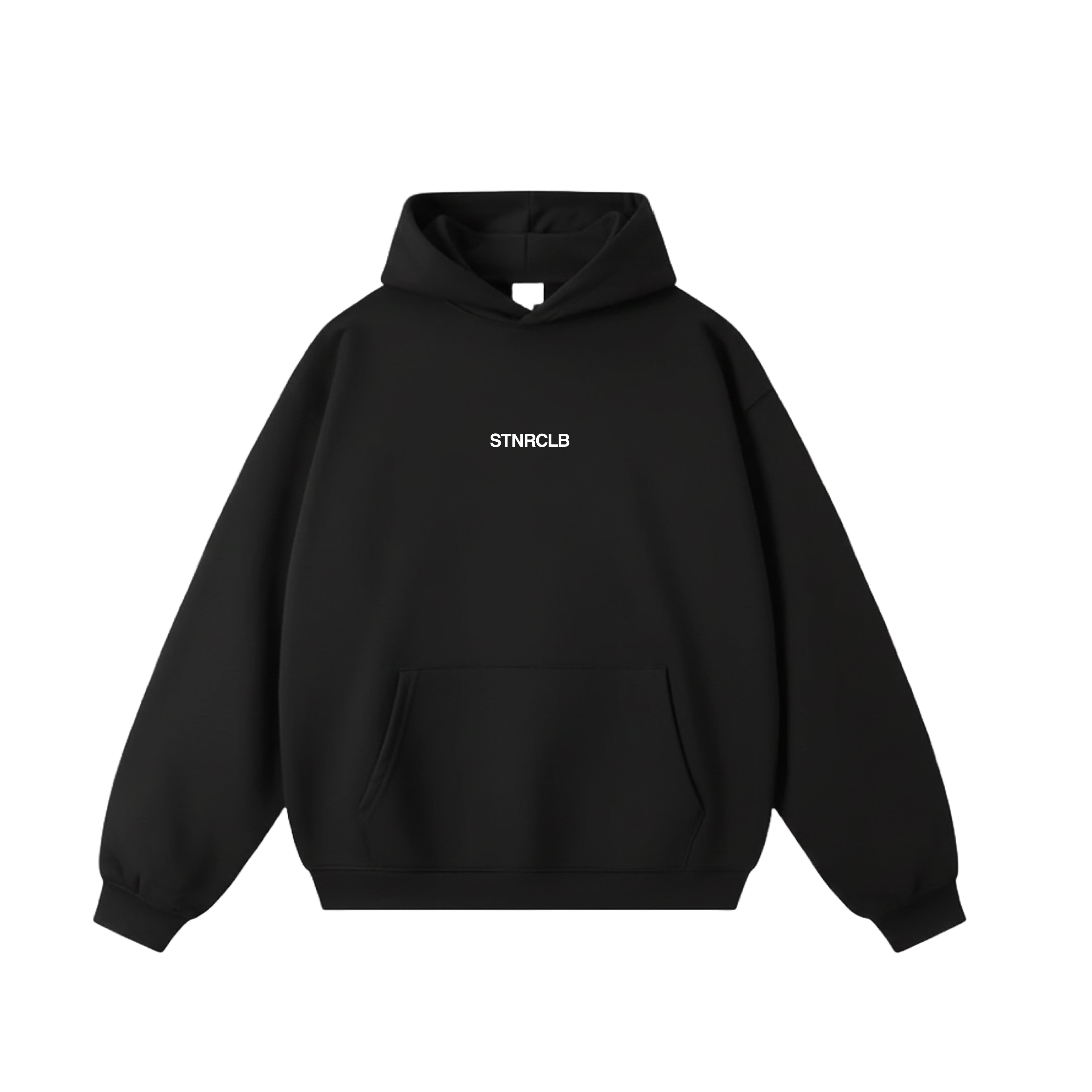 ESSENTIAL BLACK HOODIE