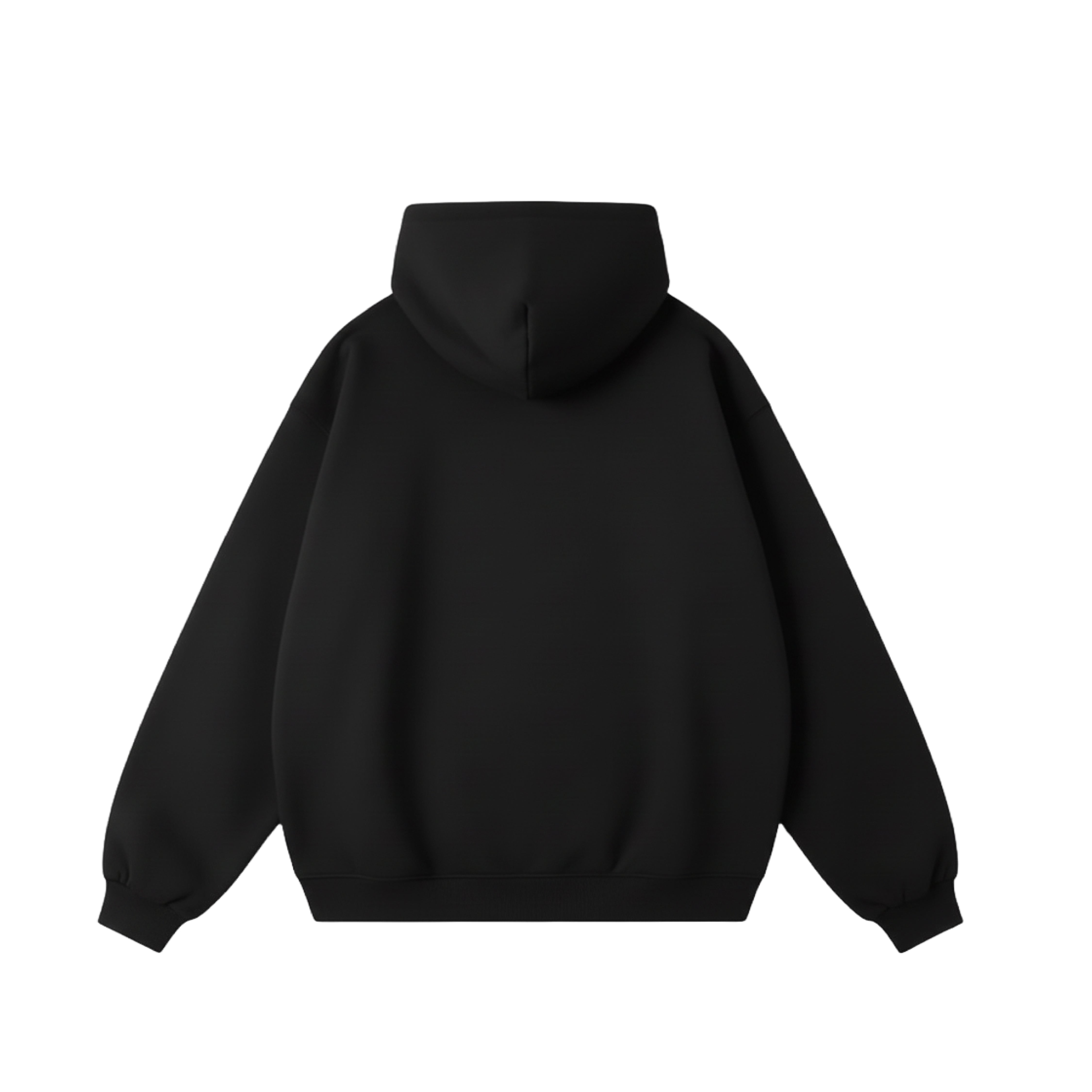 ESSENTIAL BLACK HOODIE