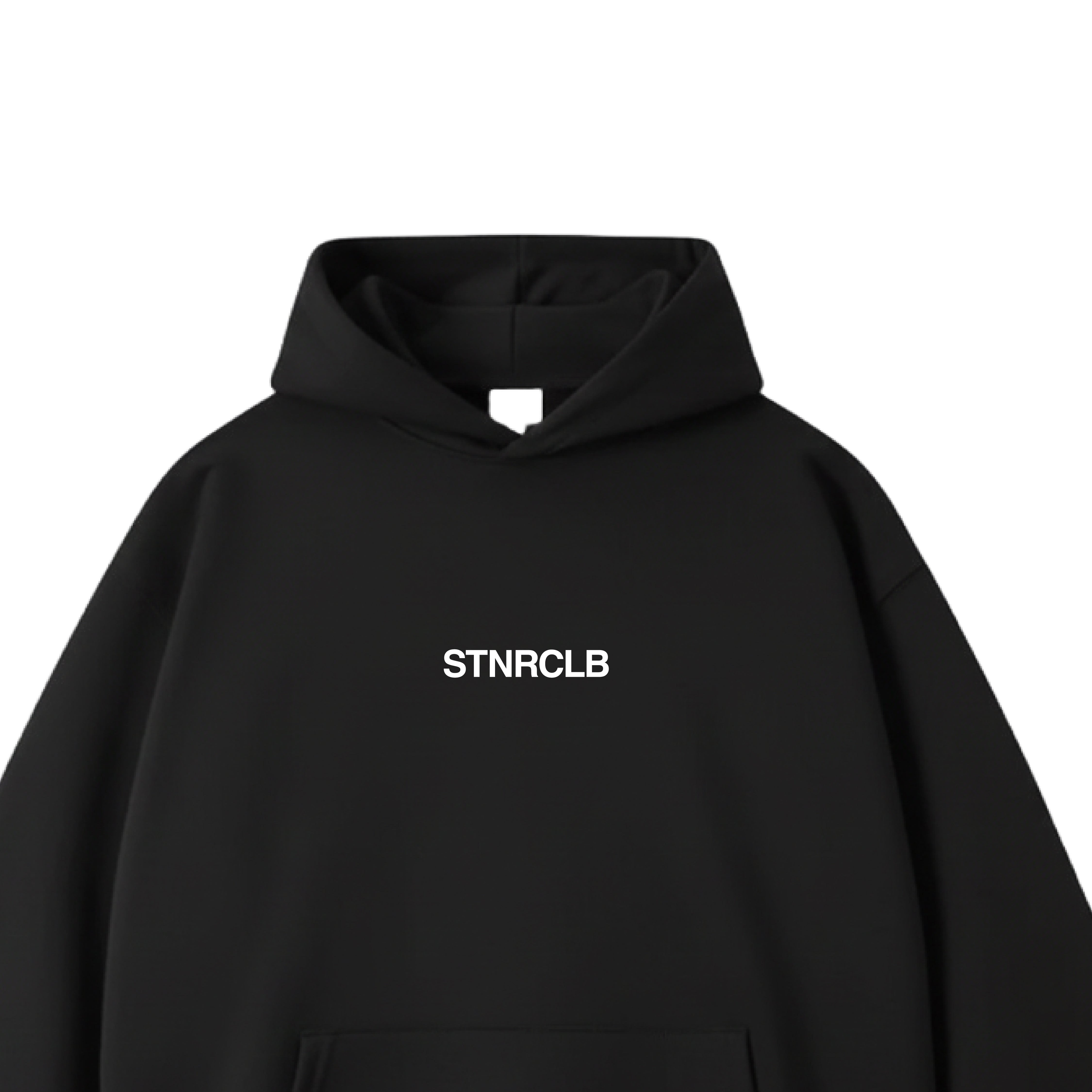 ESSENTIAL BLACK HOODIE