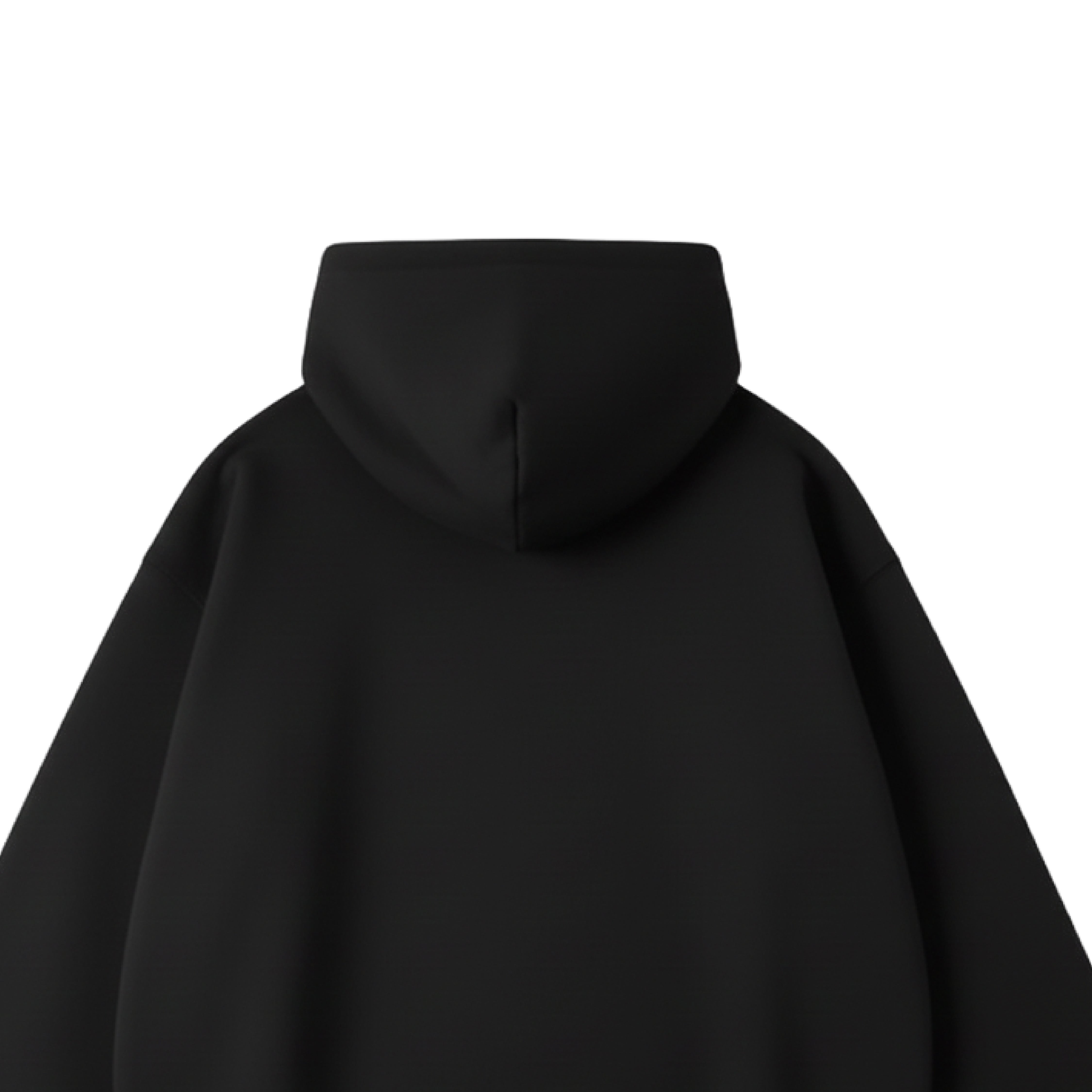 ESSENTIAL BLACK HOODIE
