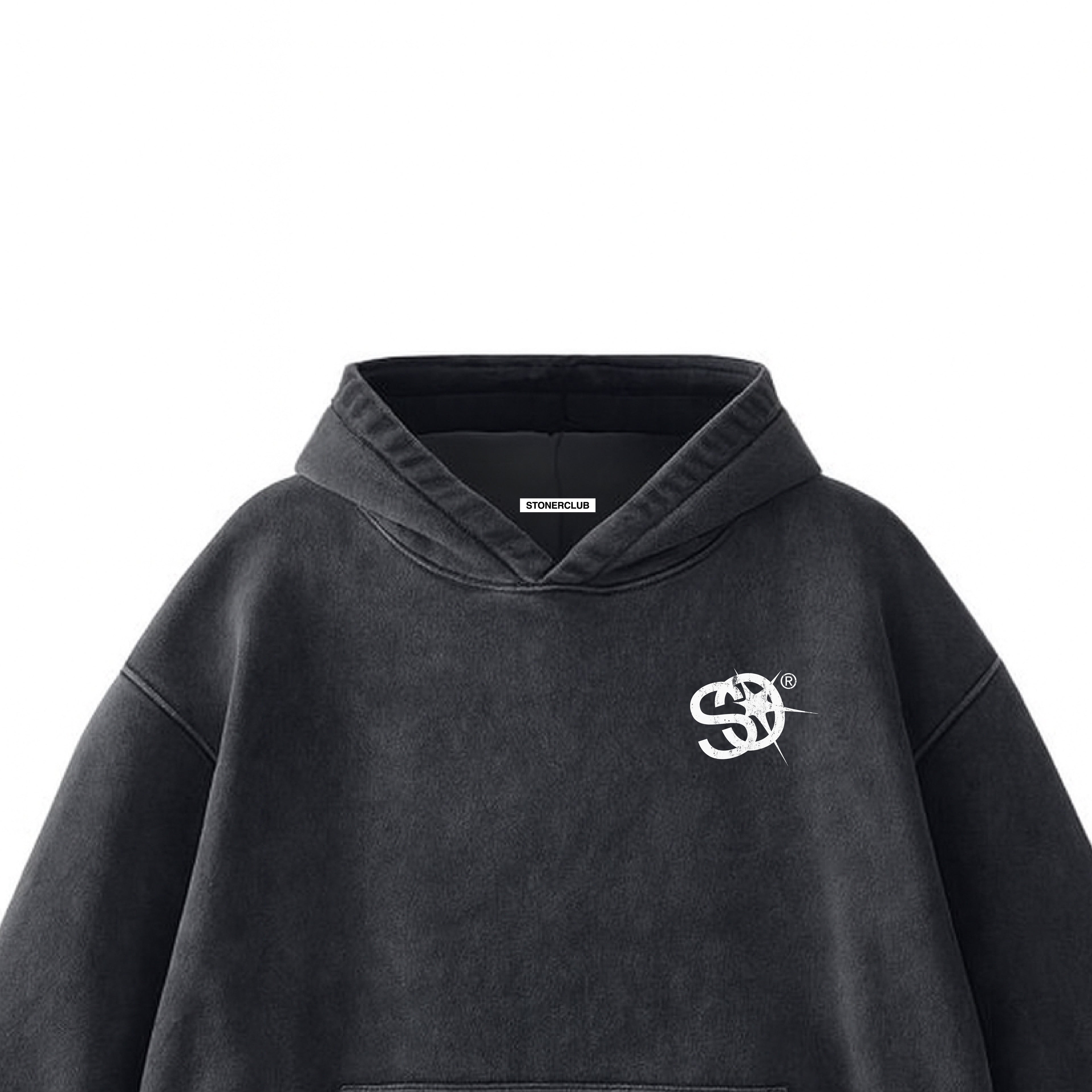 BORN ’97 ACID WASH HOODIE
