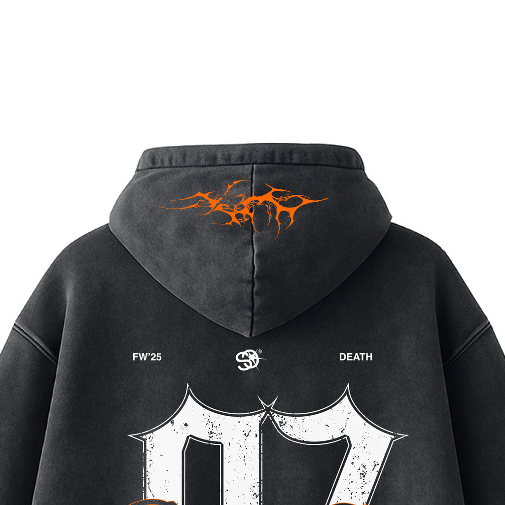 BORN ’97 ACID WASH HOODIE